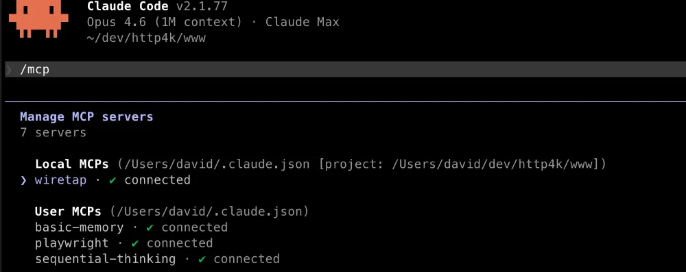 Connect an MCP client
