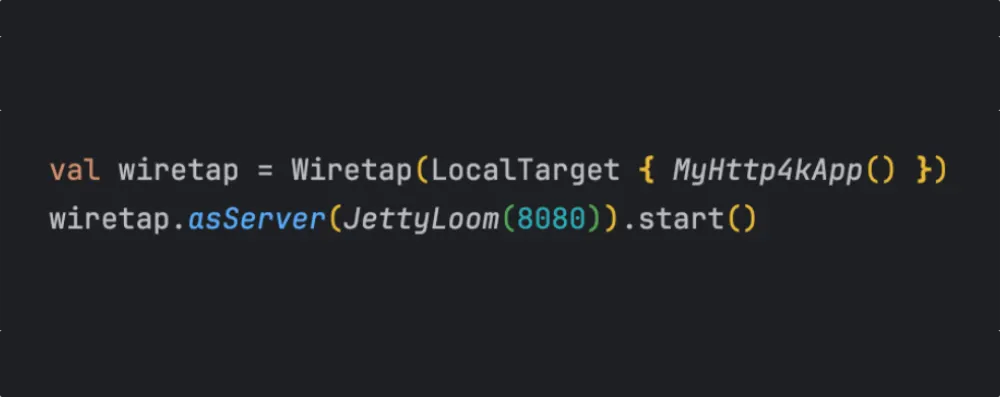 Wrap your app with Wiretap